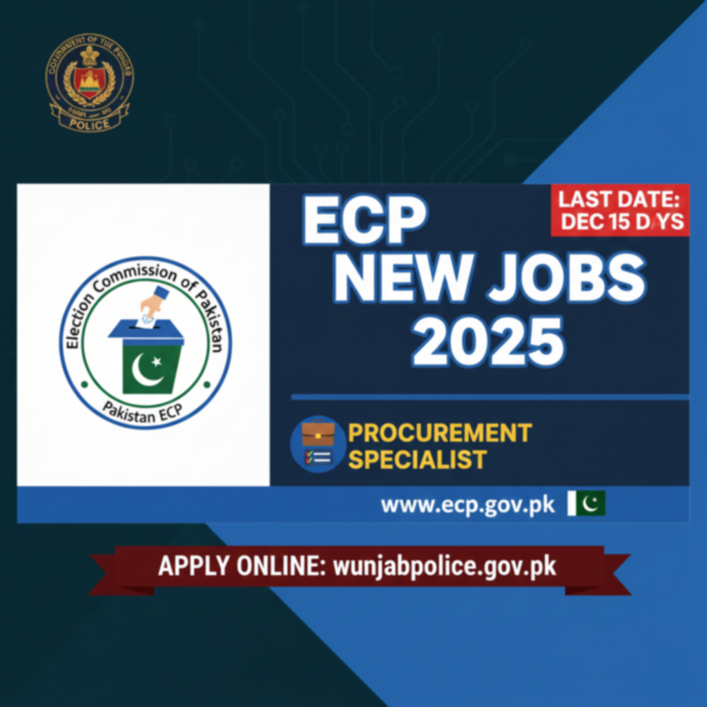 Election Commission of Pakistan ECP New Jobs 2025 for Procurement Specialist