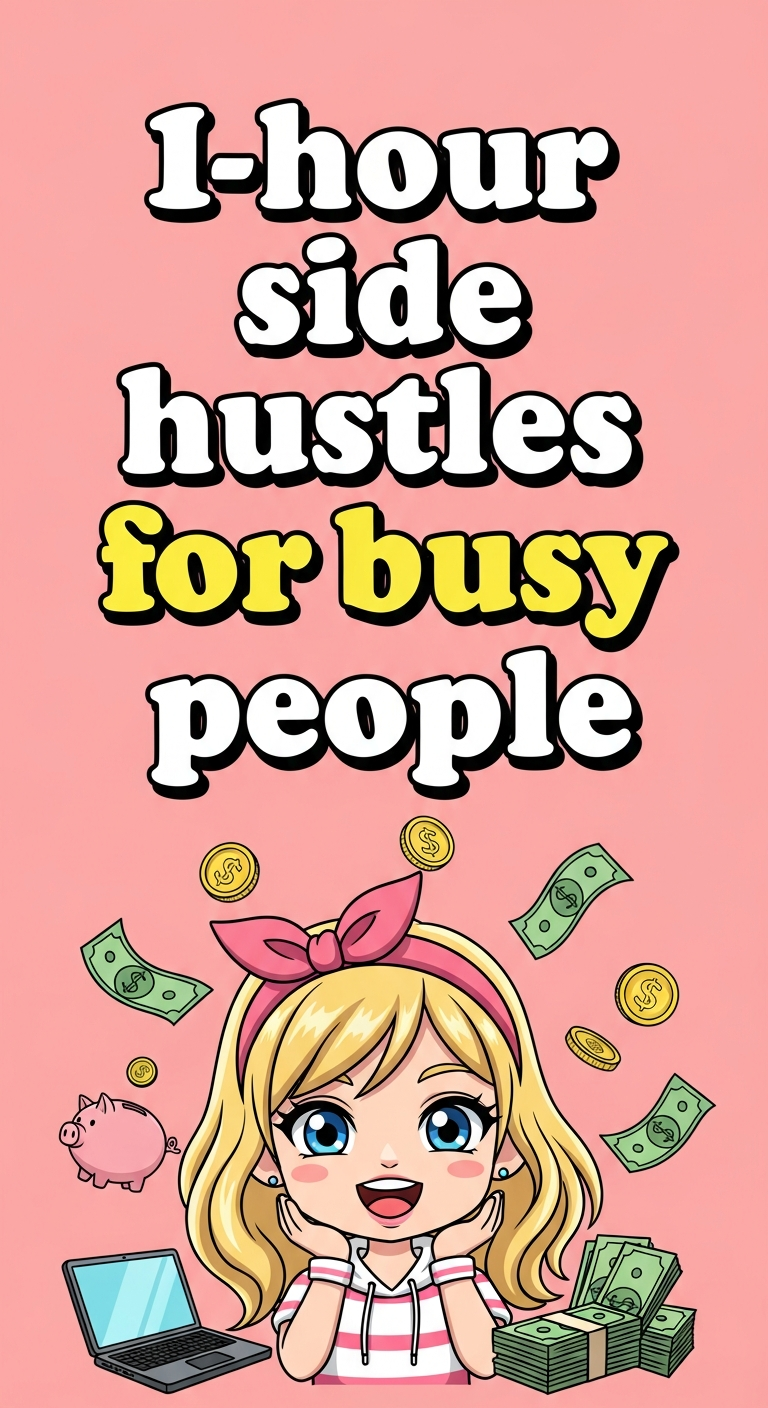 1-hour side hustles for busy people