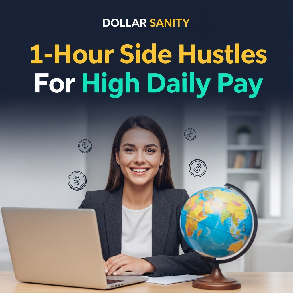 1-Hour Side Hustles For High Daily Pay