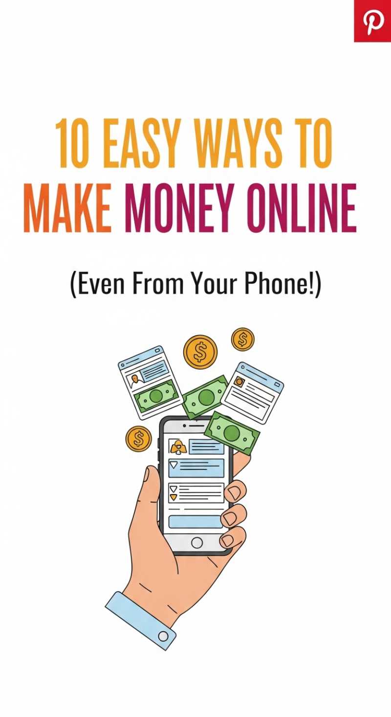 10 Easy Ways to Make Money Online (Even From Your Phone!)