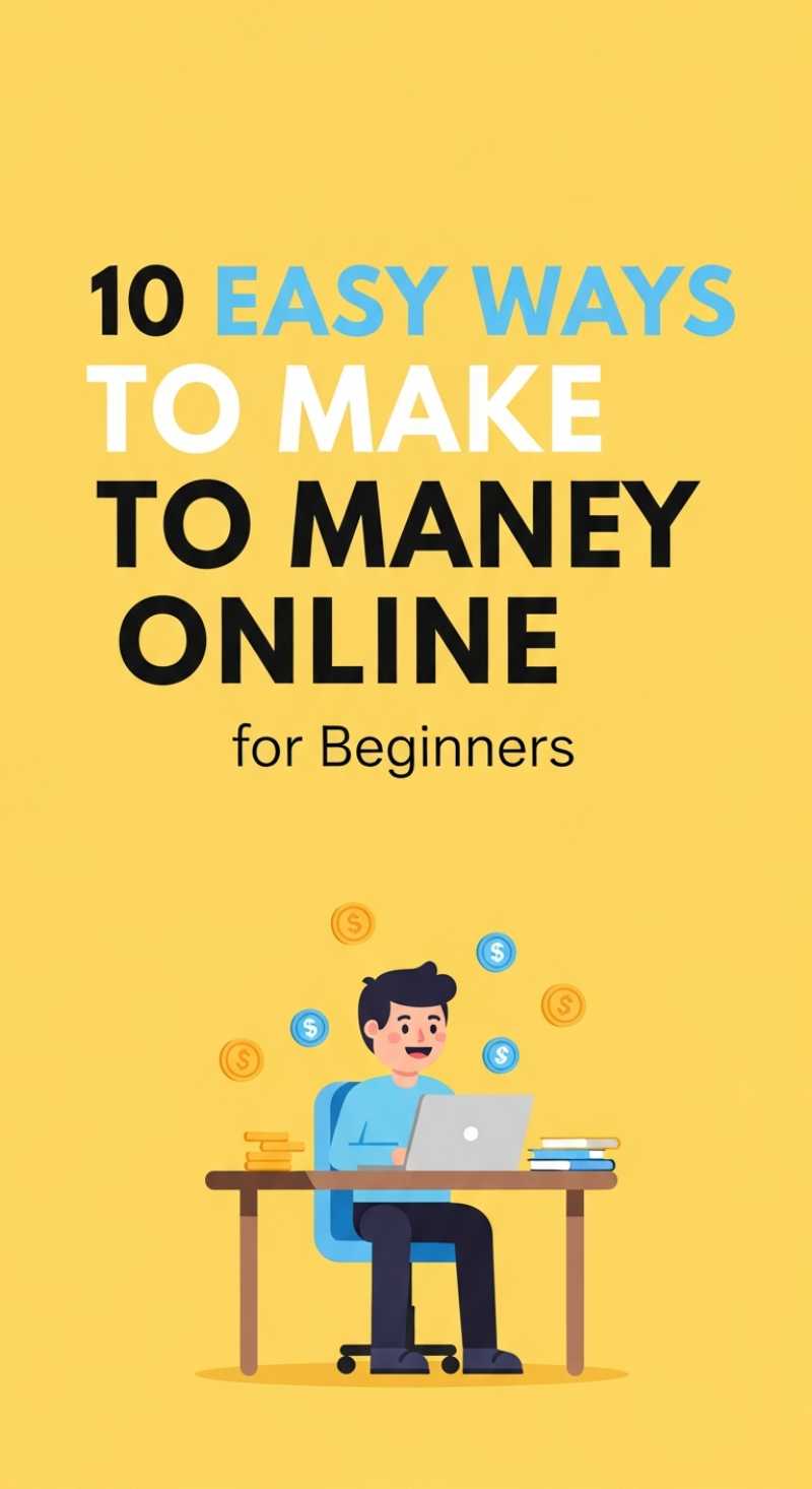 10 Easy Ways to Make Money Online for Beginners