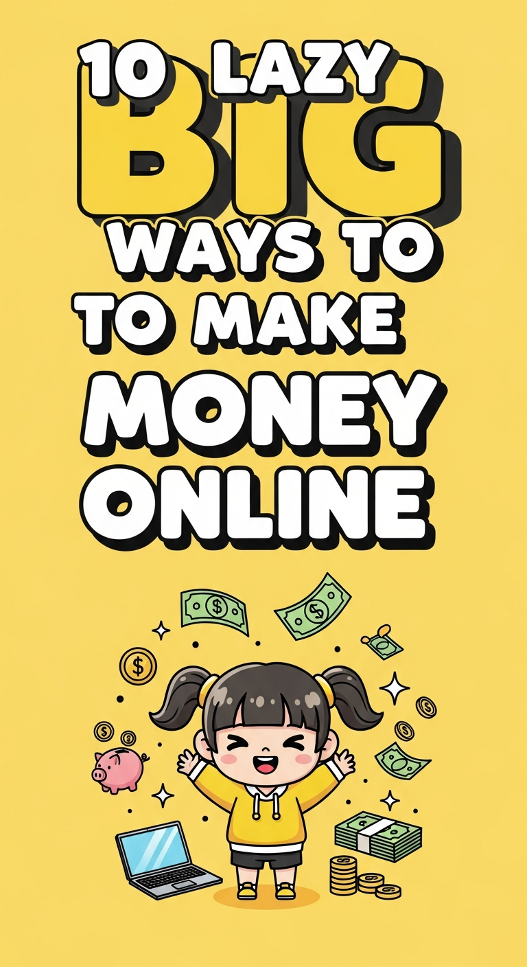 10 Lazy Ways to Make Money Online