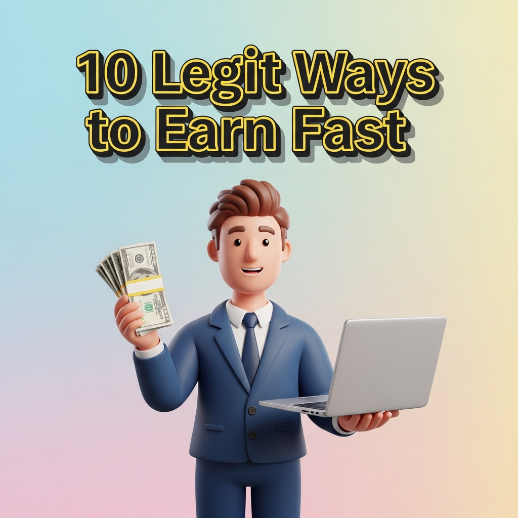 10 Legit Ways to Earn Fast