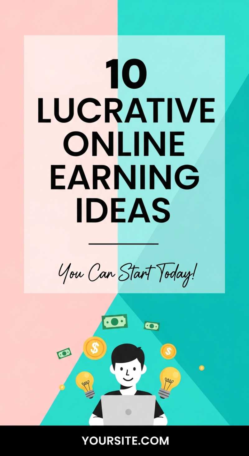 10 Lucrative Online Earning Ideas You Can Start Today!