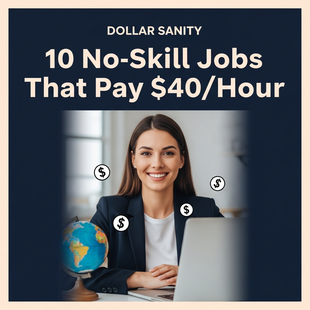 10 No-Skill Jobs That Pay $40/Hour