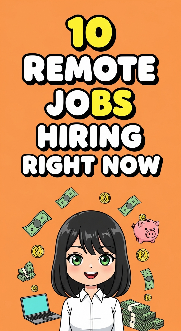 10 Remote Jobs Hiring Right Now