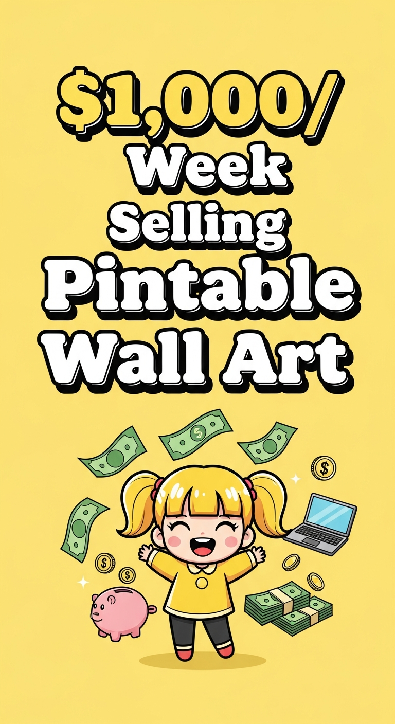 $1,000/Week Selling Printable Wall Art