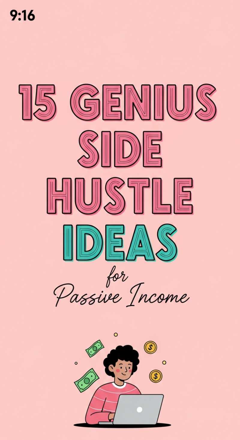 15 Genius Side Hustle Ideas for Passive Income