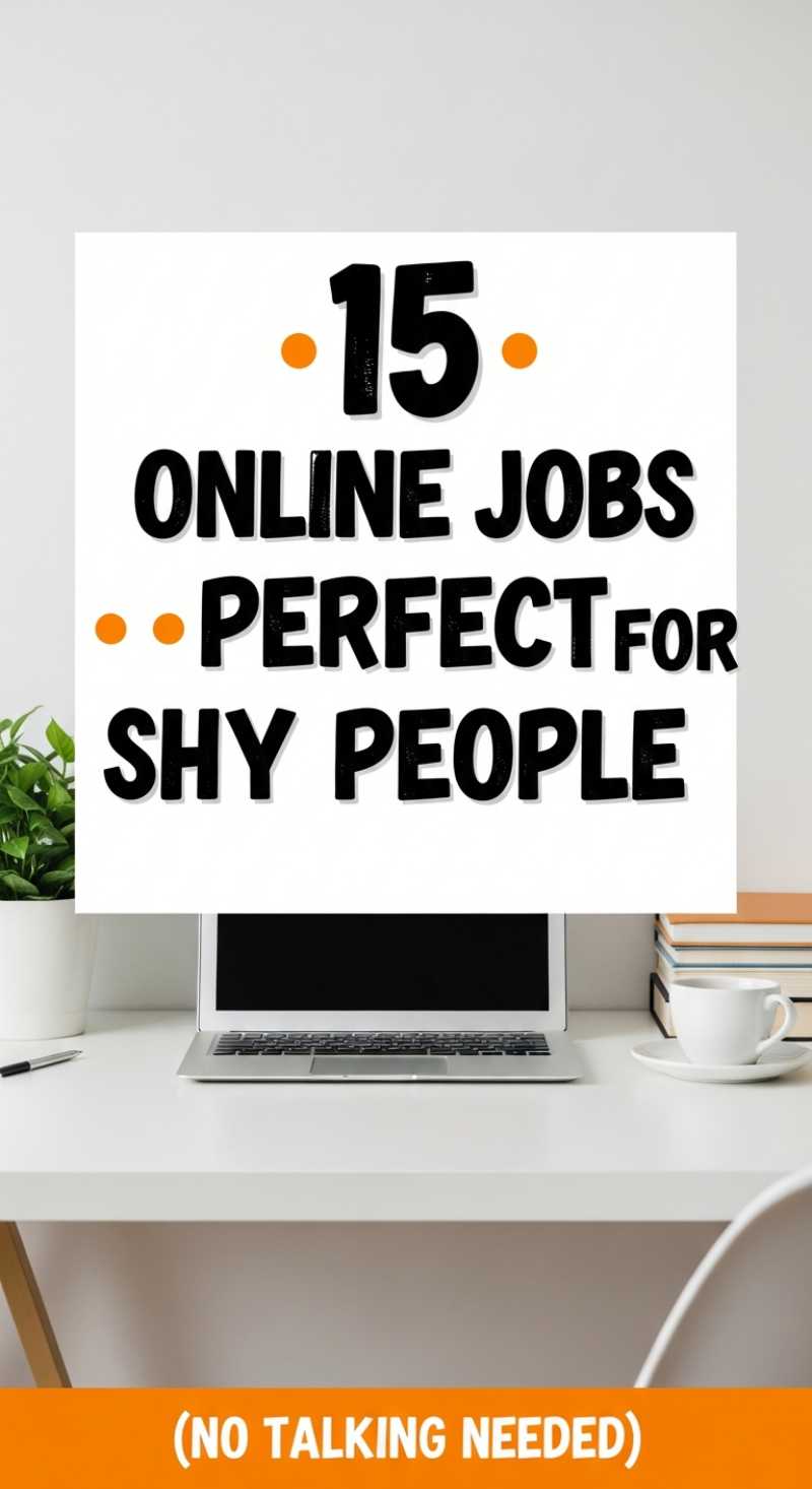 15 Online Jobs Perfect for SHY People (No Talking Needed!)