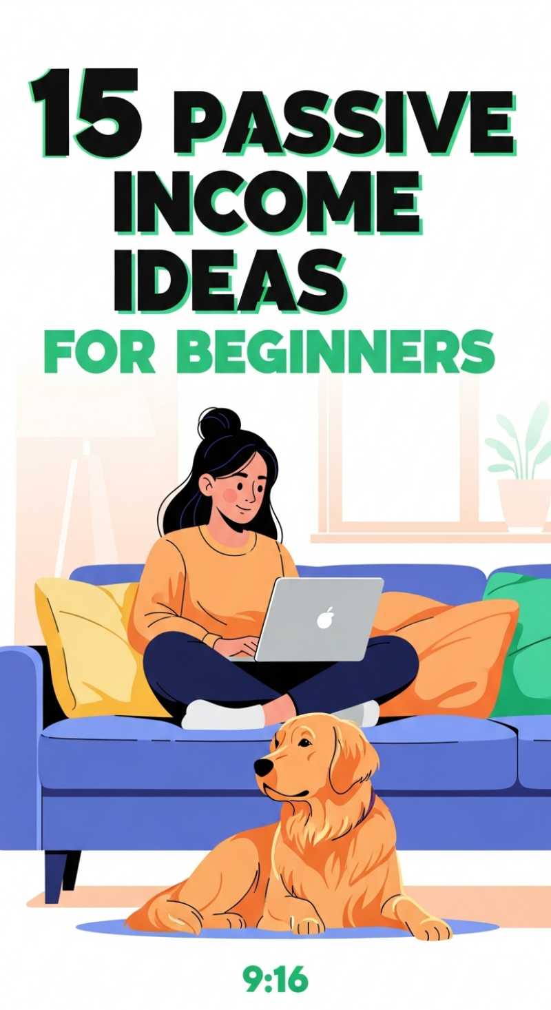 15 PASSIVE INCOME IDEAS FOR BEGINNERS