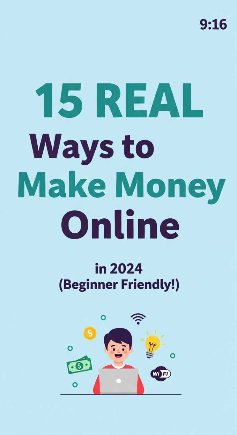 15 REAL Ways to Make Money Online in 2024 (Beginner Friendly!)