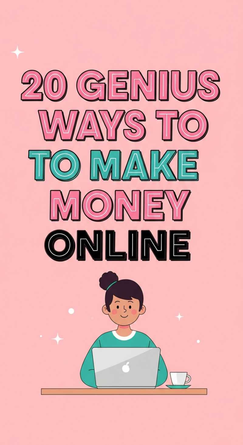 20 Genius Ways to Make Money Online in 2024!