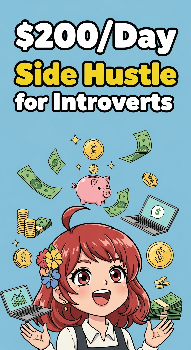 $200/Day Side Hustle for Introverts