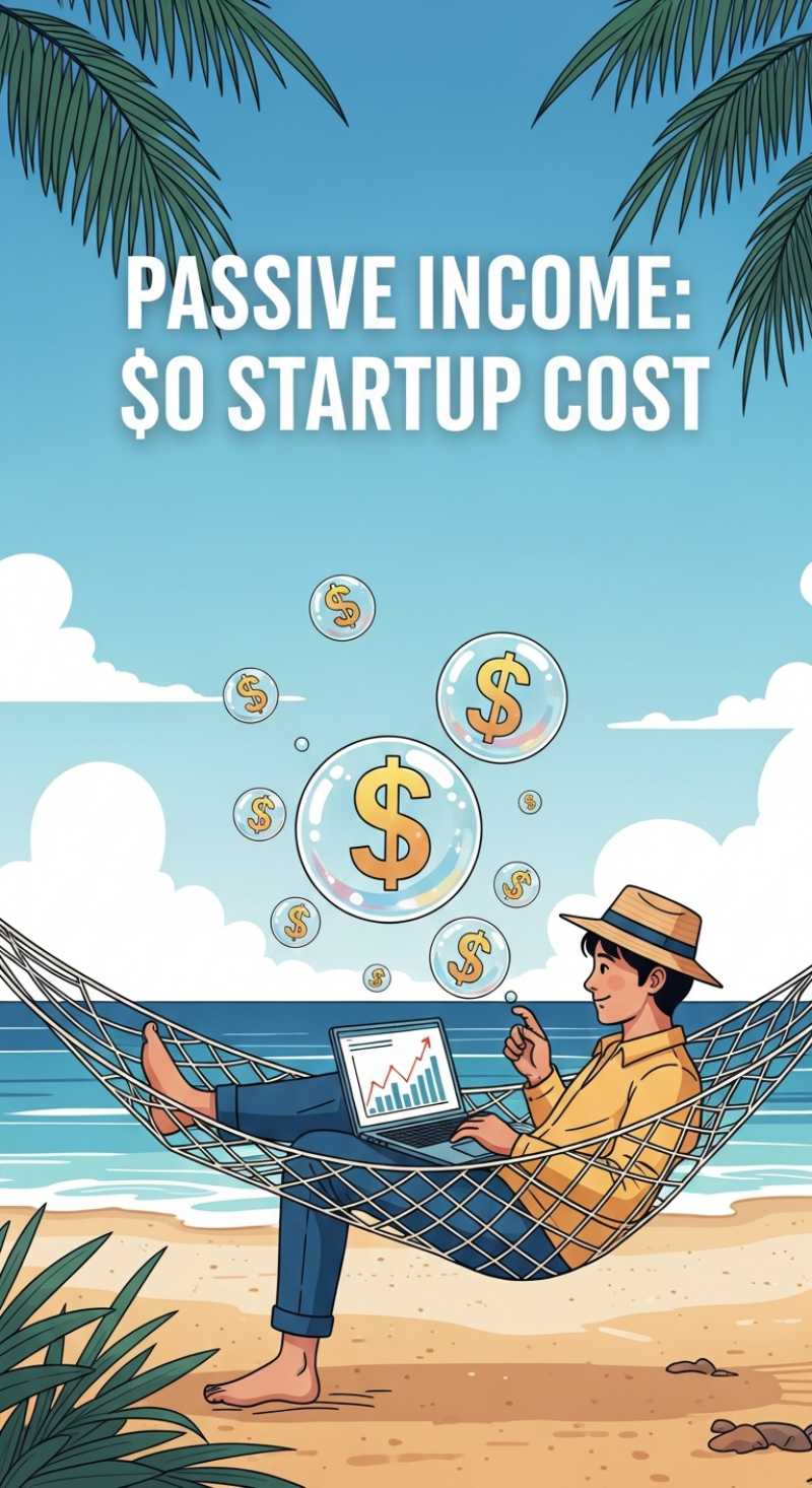 3 Smart Passive Income Ideas (No Investment Required)