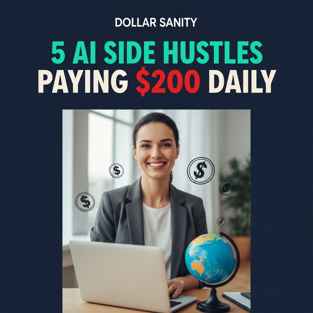 5 AI Side Hustles Paying $200 Daily