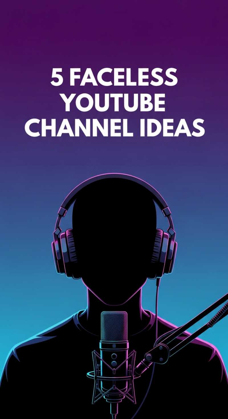5 Faceless YouTube Channel Ideas
