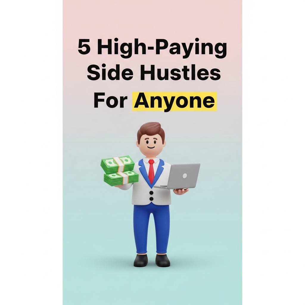 5 High-Paying Side Hustles For Anyone