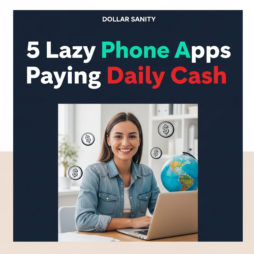 5 Lazy Phone Apps Paying Daily Cash
