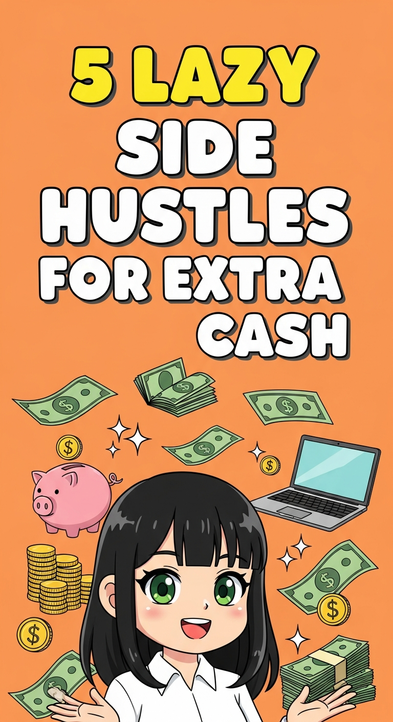 5 Lazy Side Hustles for Extra Cash