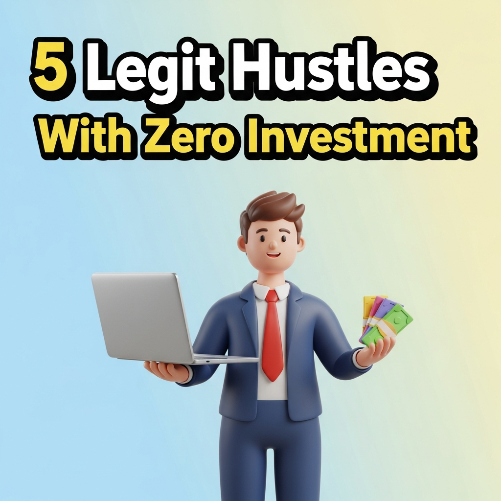 5 Legit Hustles With Zero Investment