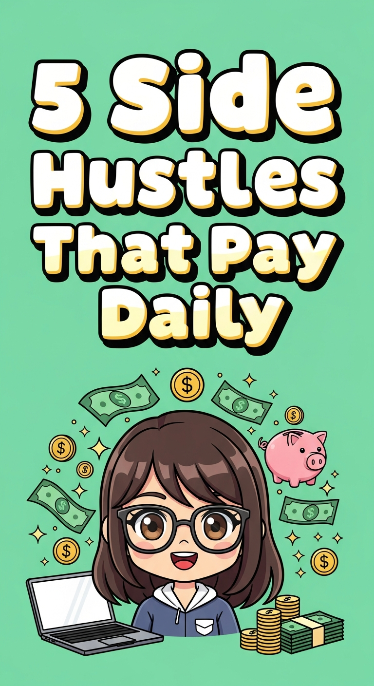 5 Side Hustles That Pay Daily