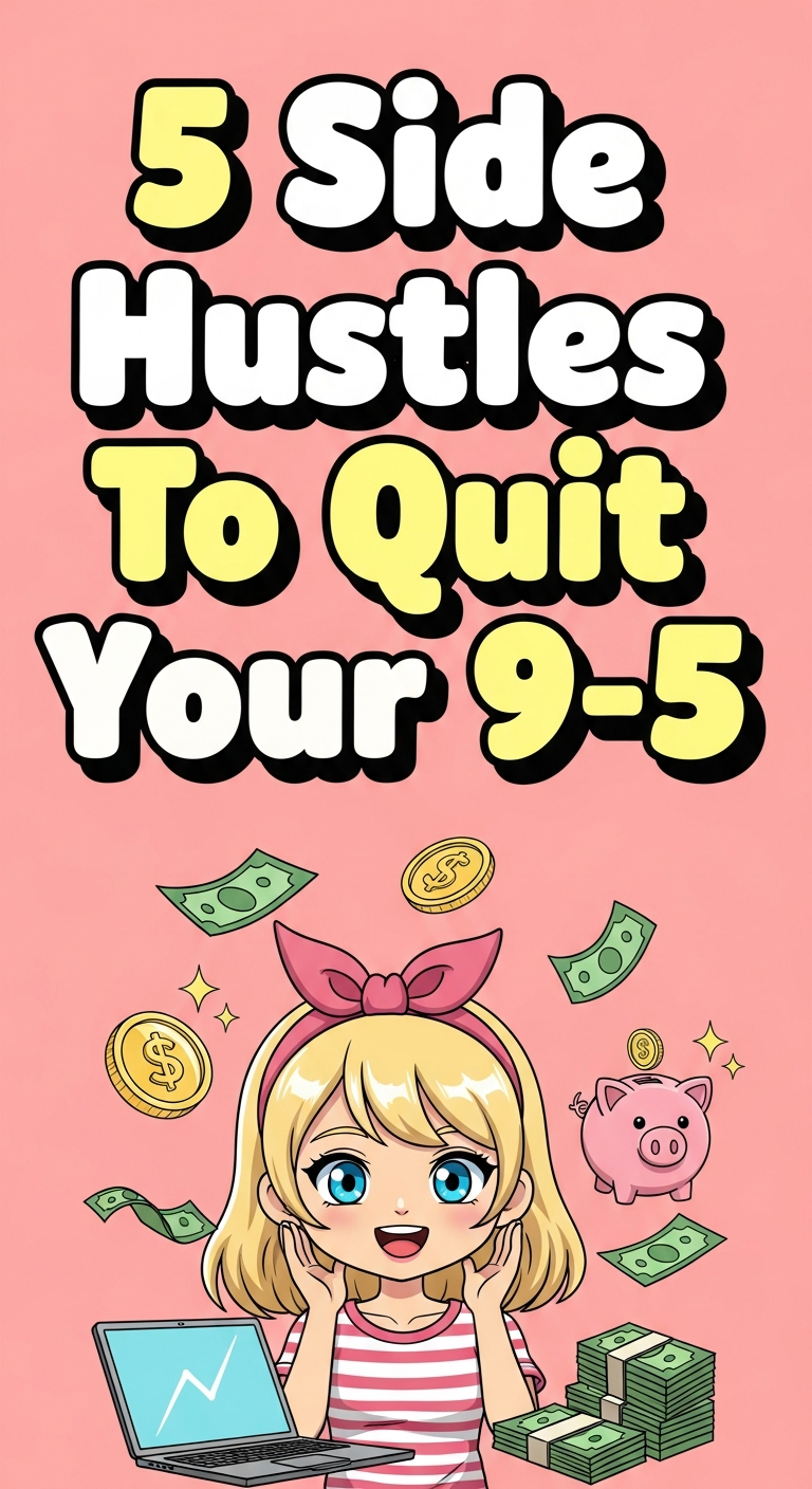 5 Side Hustles To Quit Your 9-5