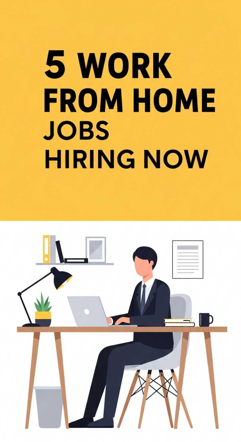 5 Work From Home Jobs Hiring Now (No Experience)