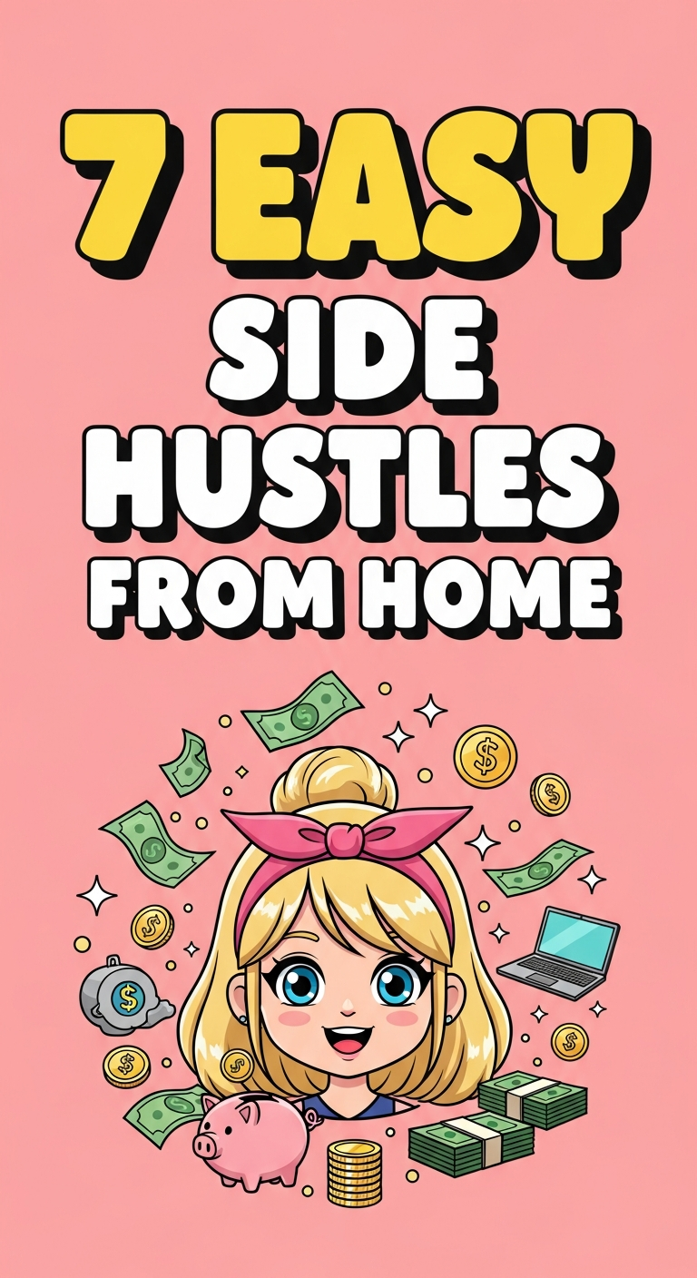 7 Easy Side Hustles From Home