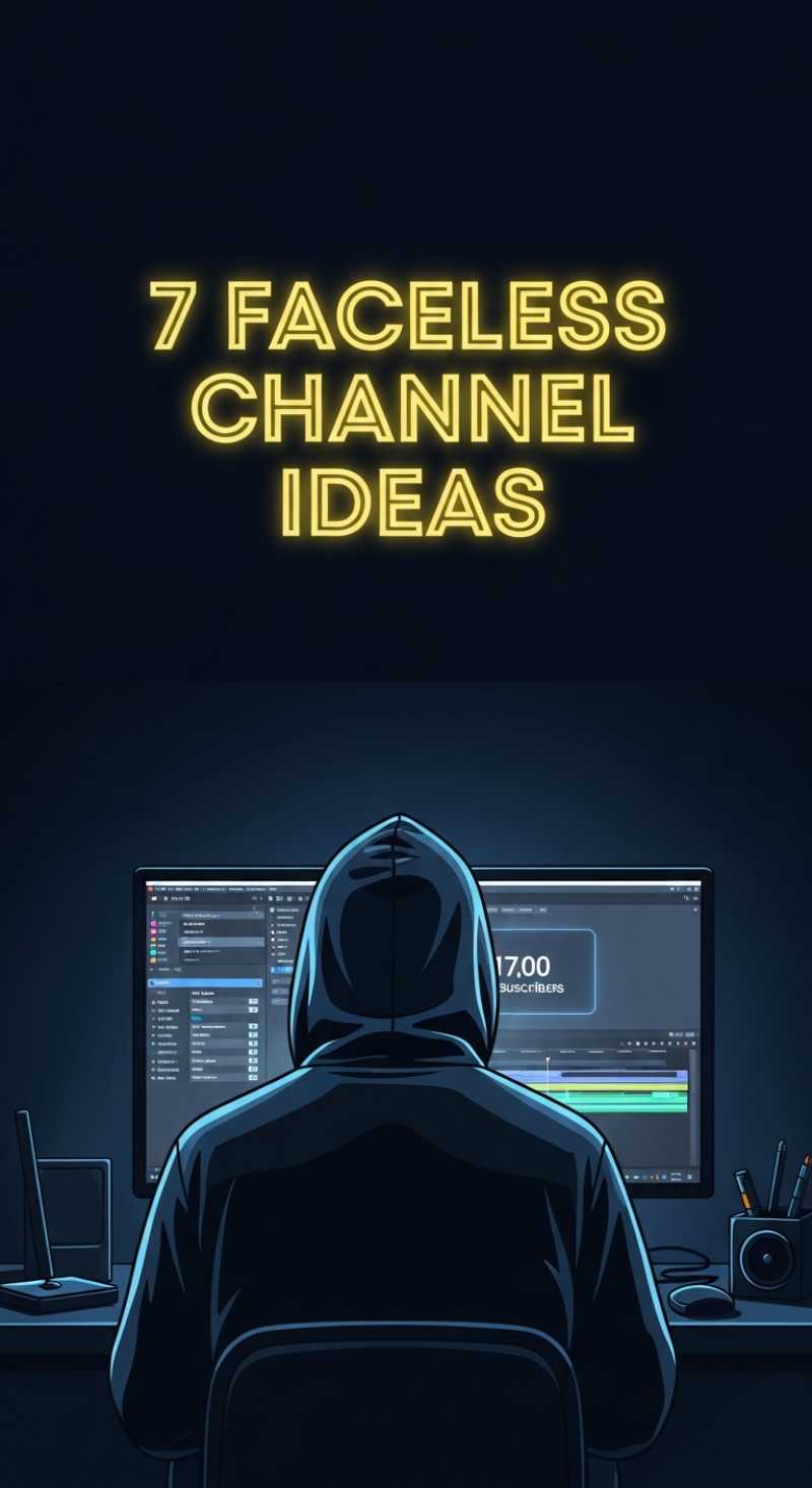 7 Faceless YouTube Channel Ideas