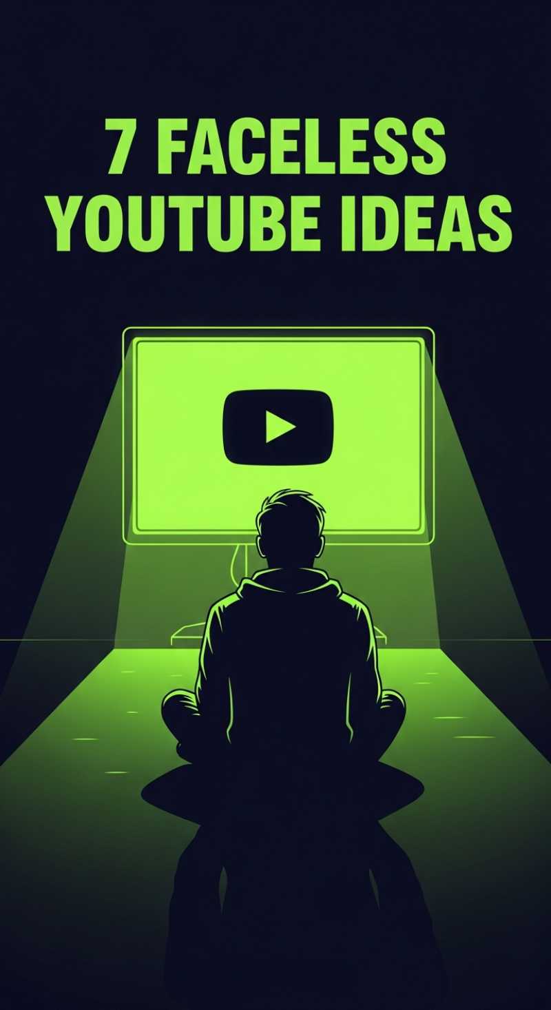 7 Faceless YouTube Channel Ideas (Make $3,000/Month)