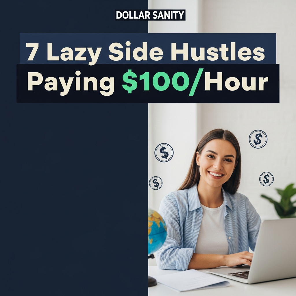 7 Lazy Side Hustles Paying $100/Hour