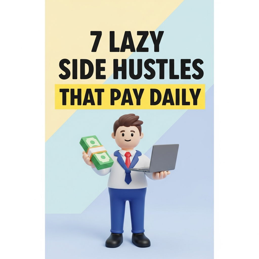 7 Lazy Side Hustles That Pay Daily