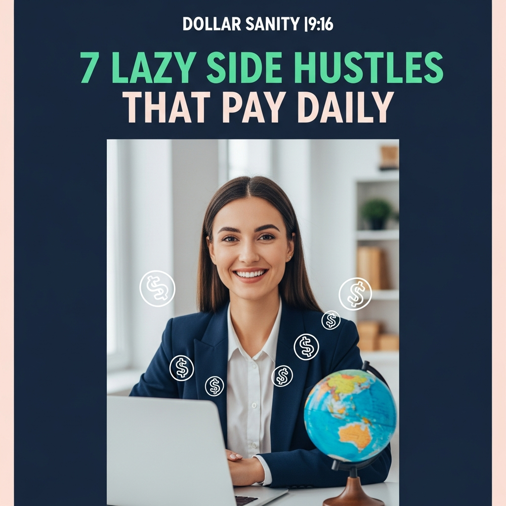 7 Lazy Side Hustles That Pay Daily