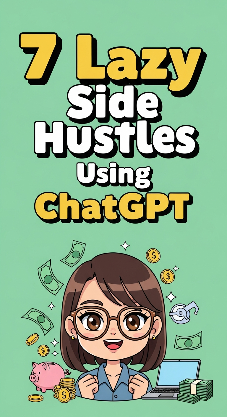 7 Lazy Side Hustles Using ChatGPT