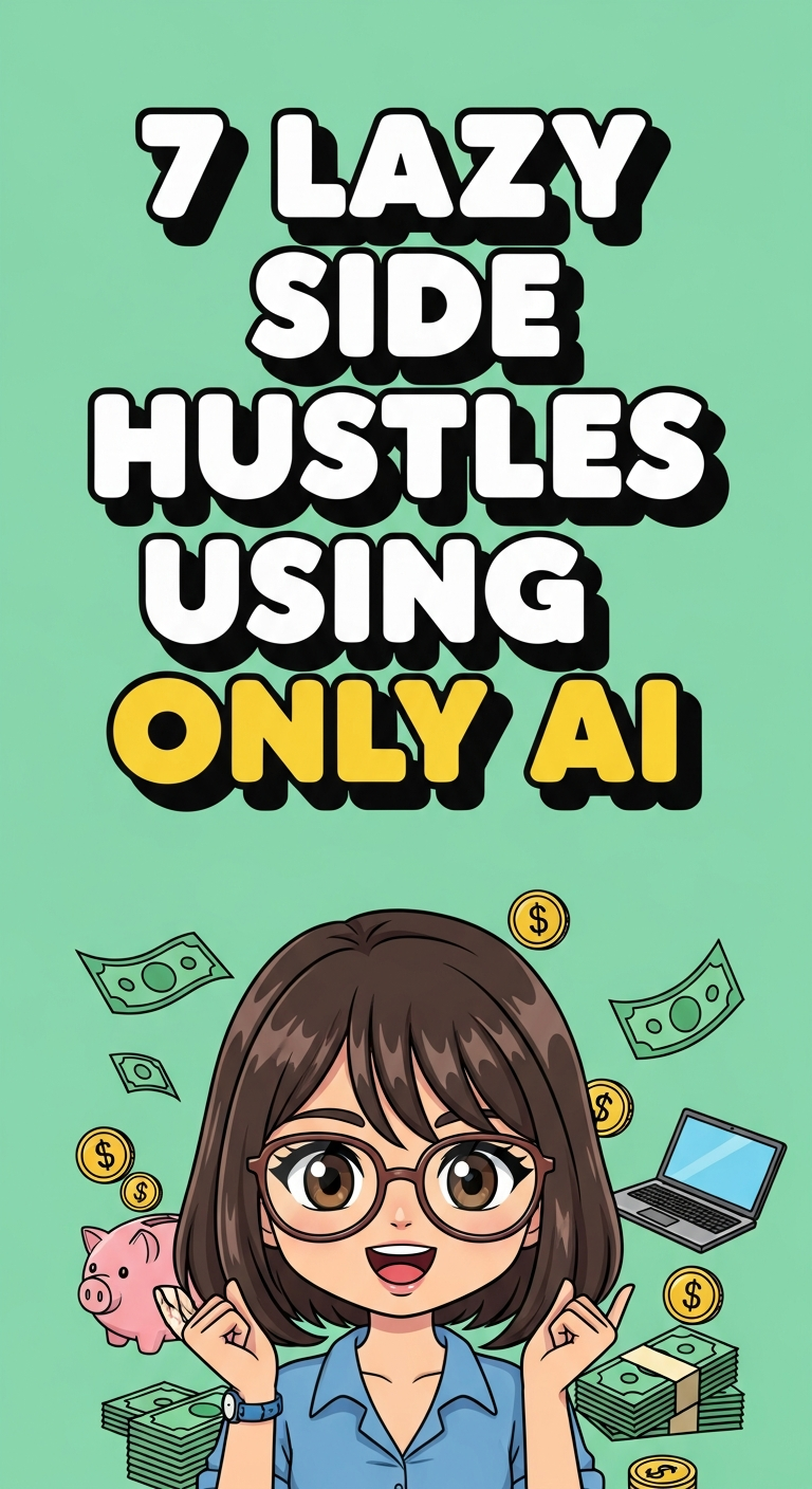 7 Lazy Side Hustles Using Only AI