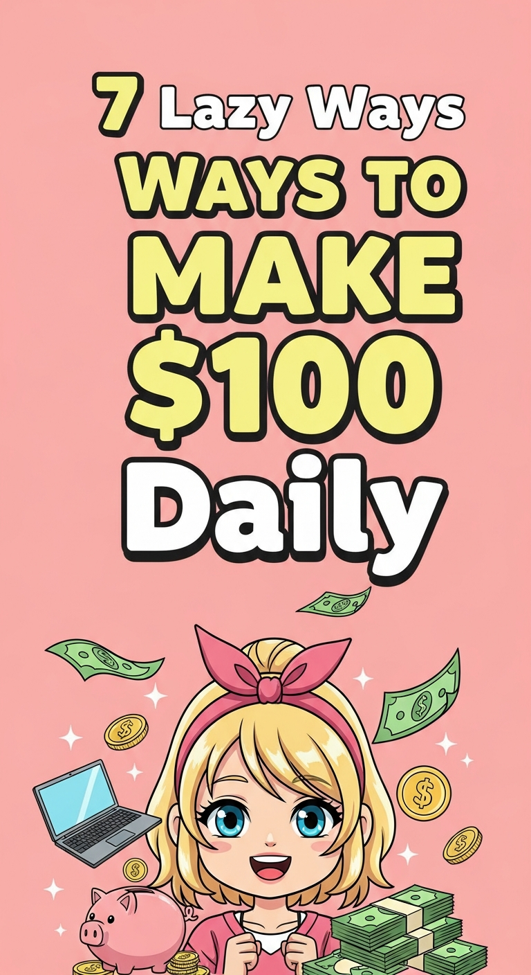 7 Lazy Ways to Make $100 Daily