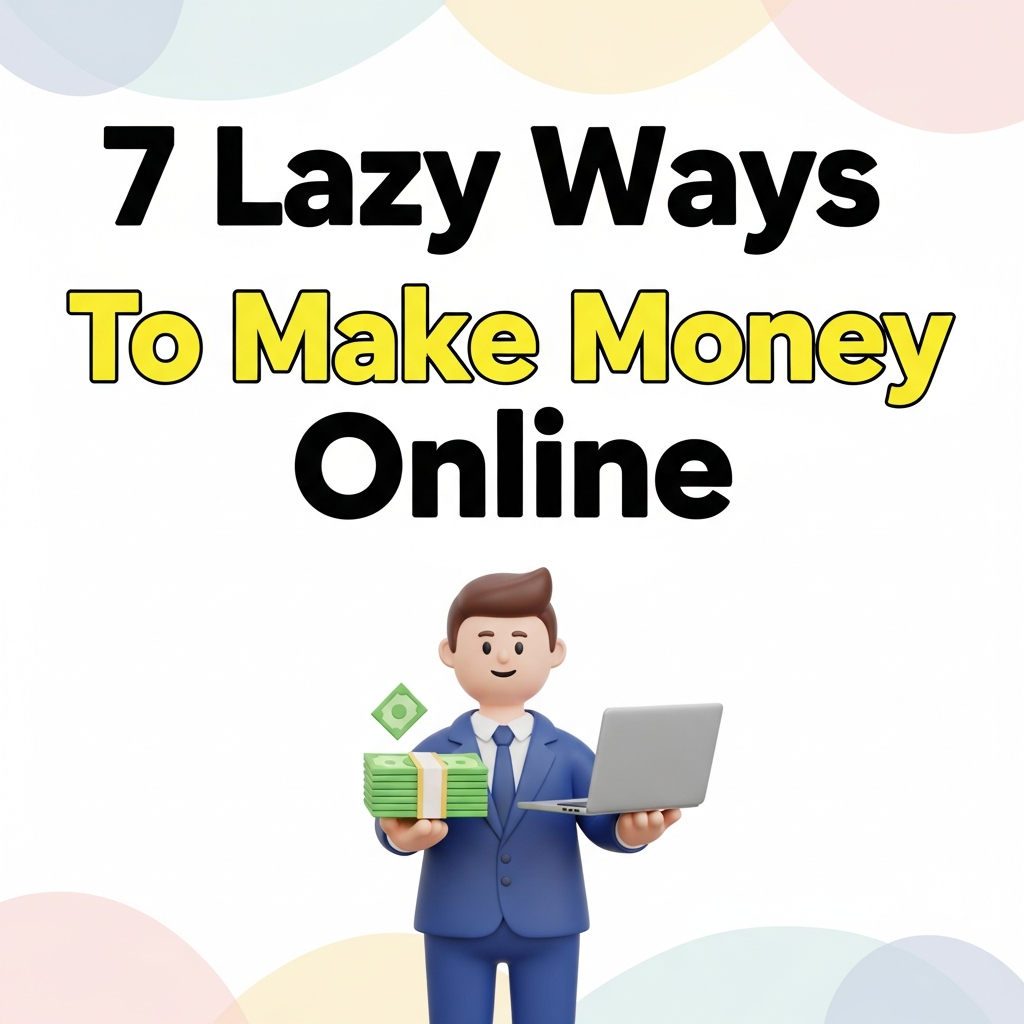 7 Lazy Ways To Make Money Online