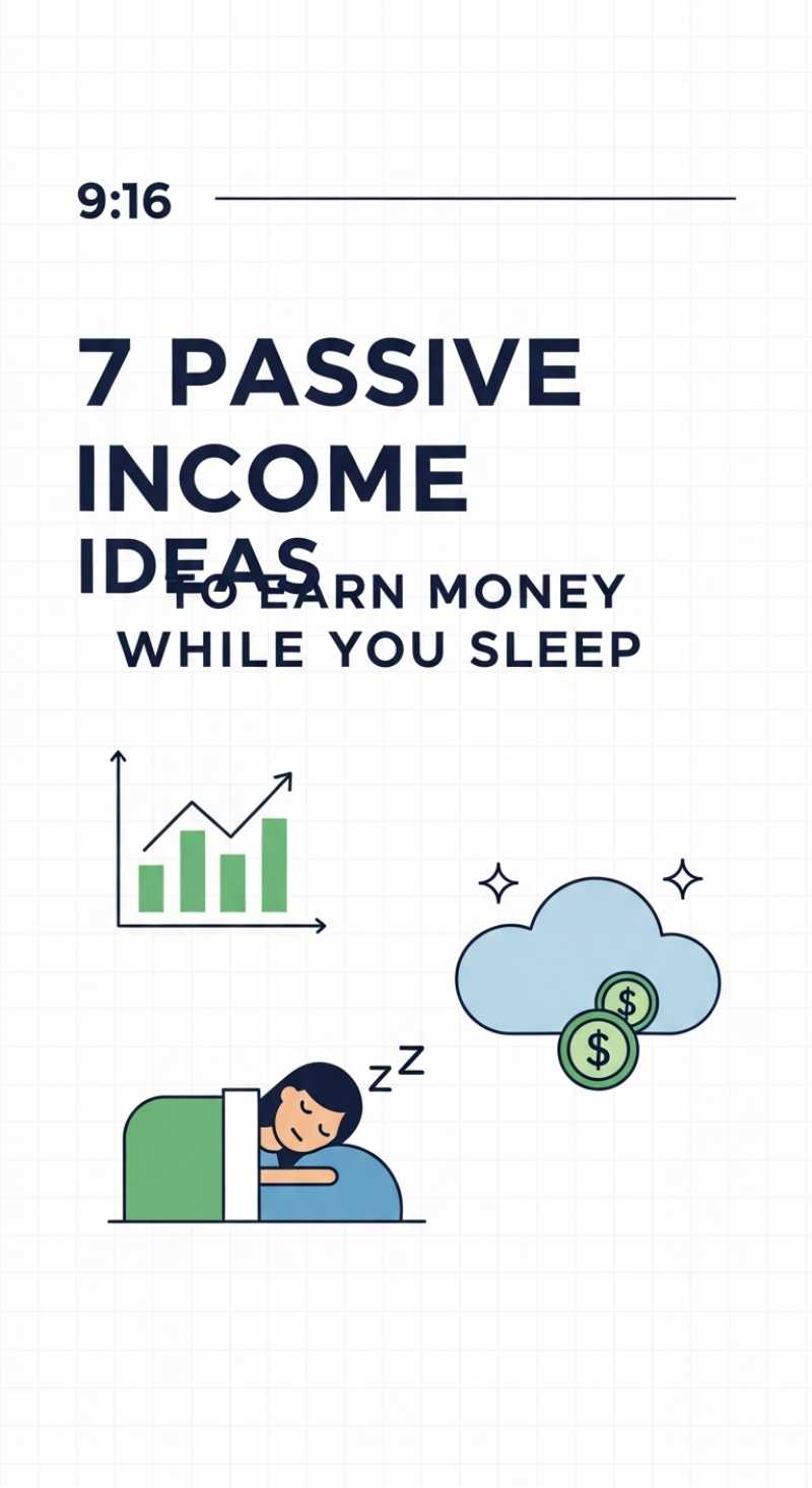 7 Passive Income Ideas to Earn Money While You Sleep