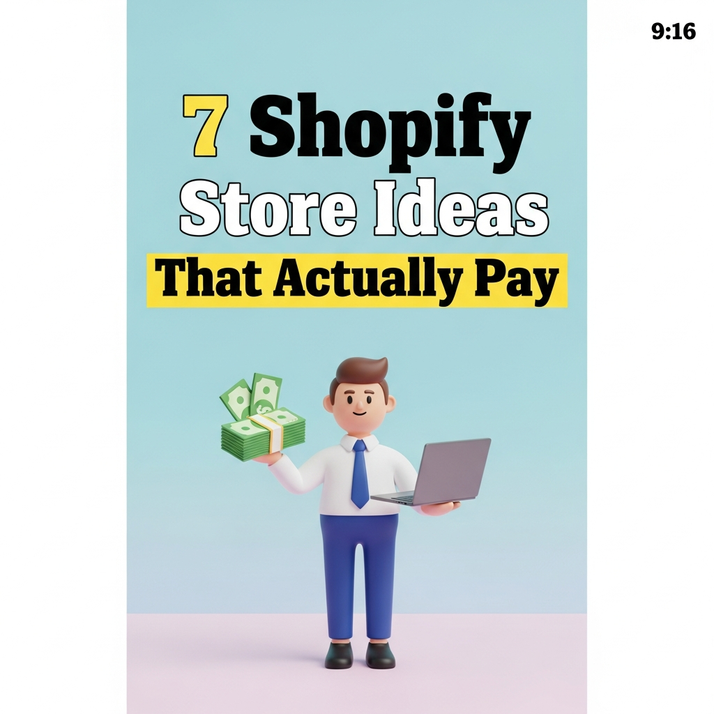 7 Shopify Store Ideas That Actually Pay