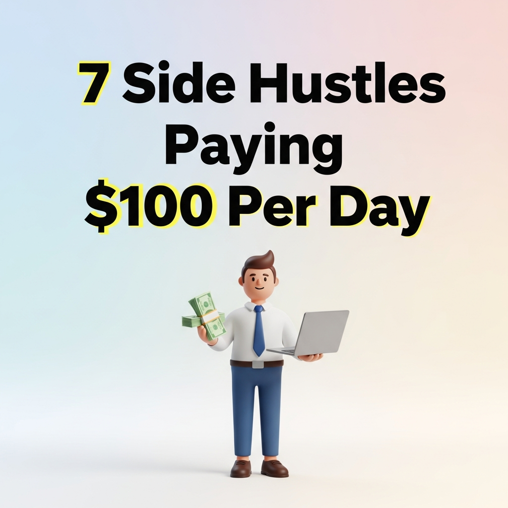 7 Side Hustles Paying $100 Per Day