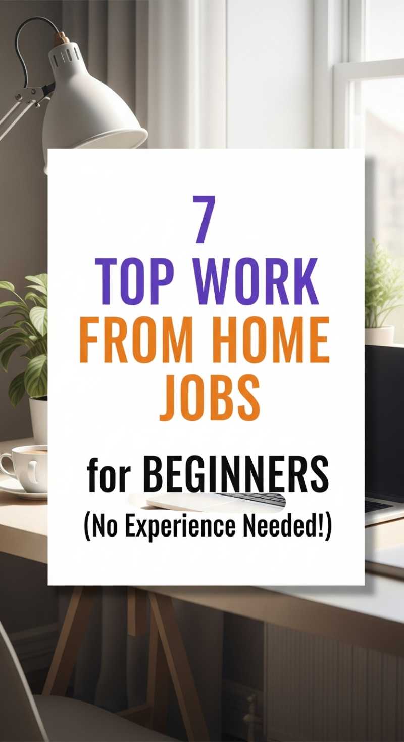 7 Top Work From Home Jobs for Beginners (No Experience Needed!)