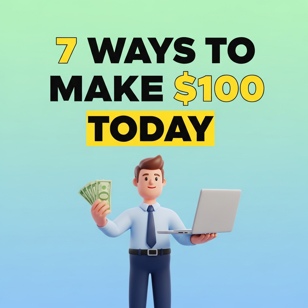 7 Ways to Make $100 Today