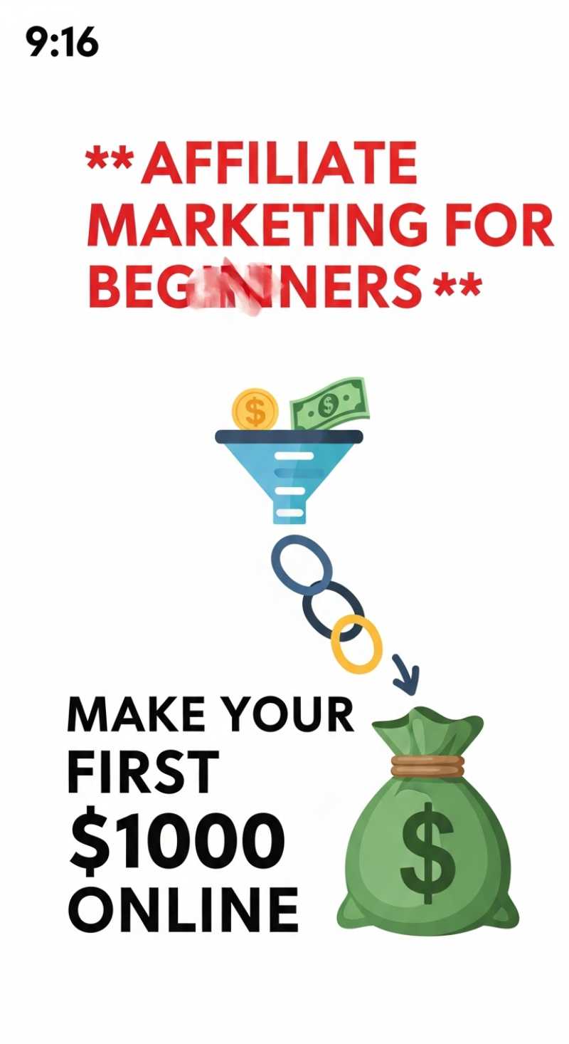 Affiliate Marketing for Beginners: Make Your First $1000 Online