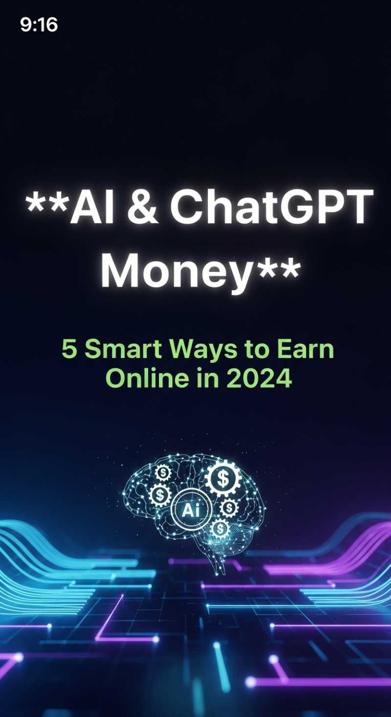AI & ChatGPT Money: 5 Smart Ways to Earn Online in 2024
