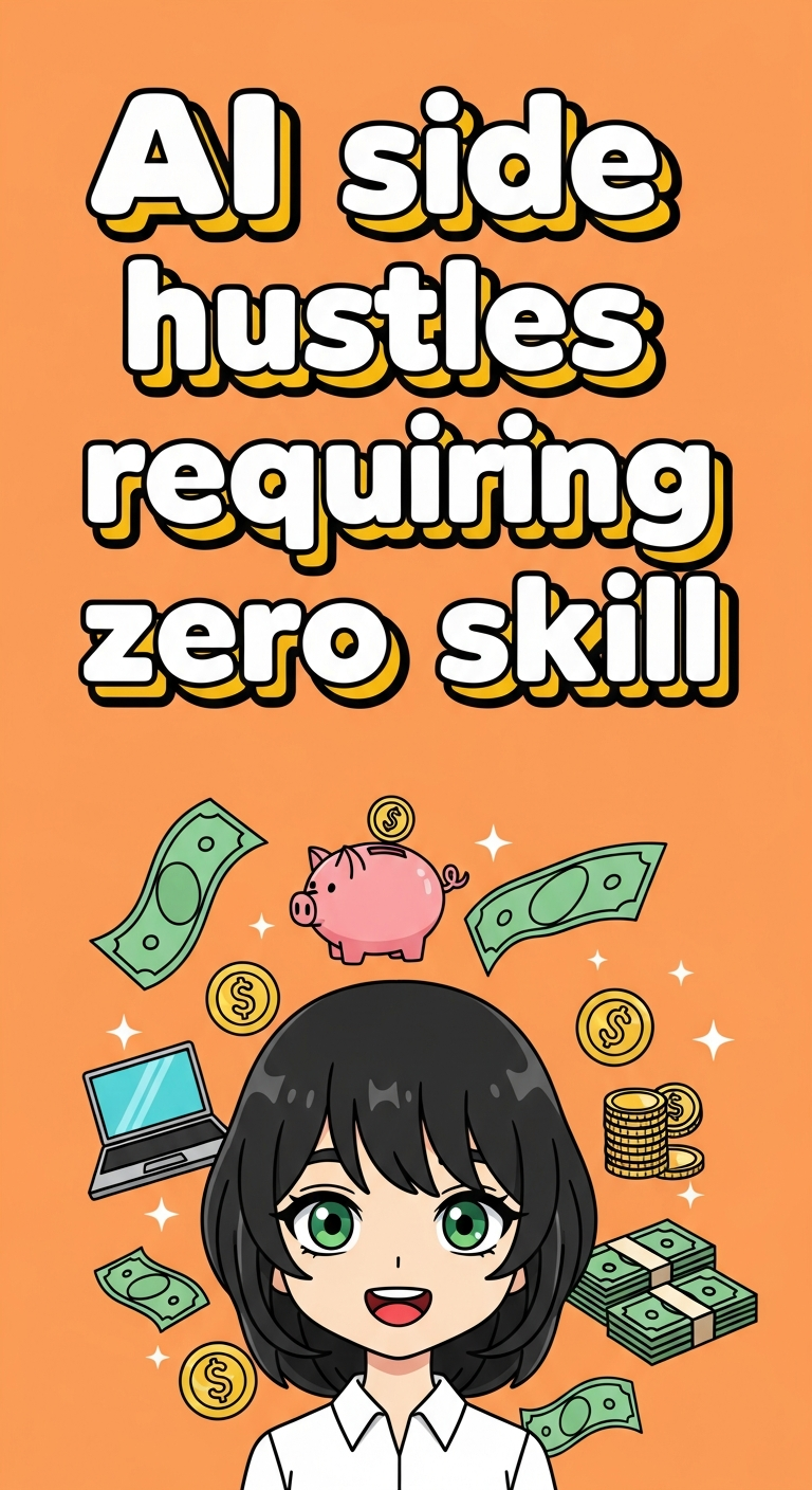 AI side hustles requiring zero skill