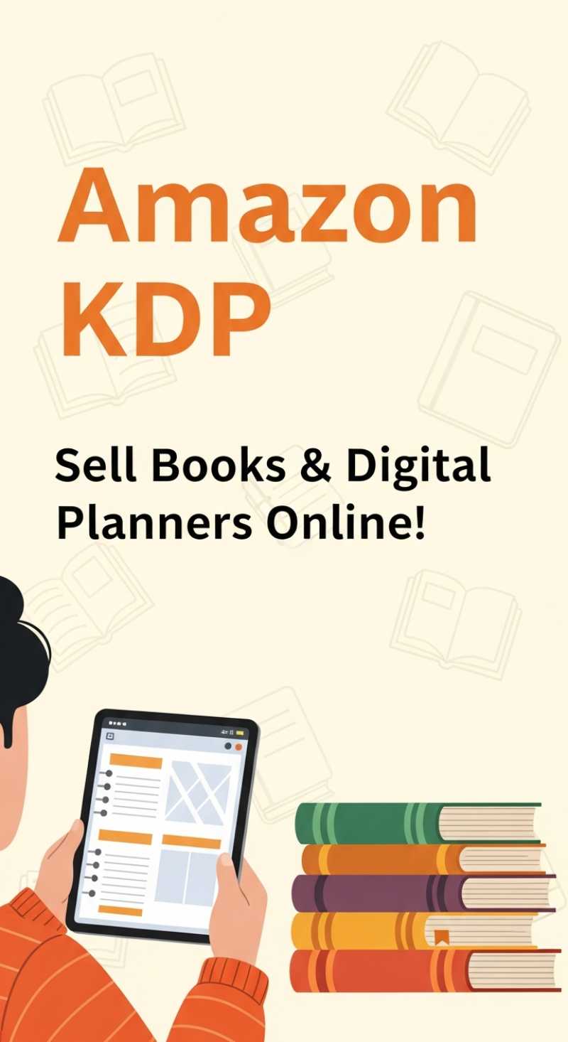 Amazon KDP: Sell Books & Digital Planners Online!