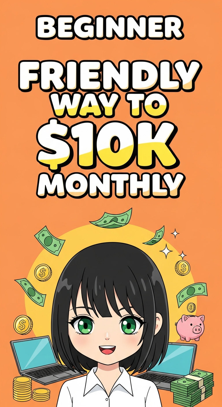 Beginner Friendly Way to $10k Monthly