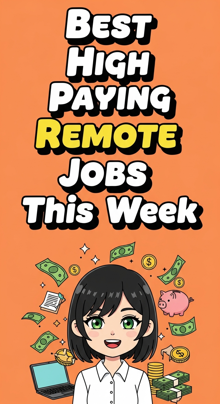 Best High Paying Remote Jobs This Week