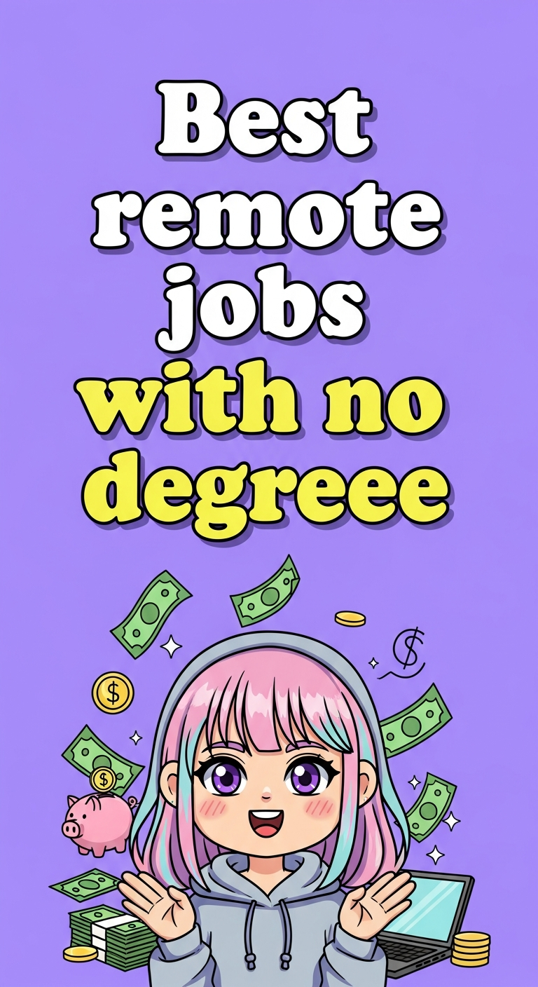 Best remote jobs with no degree
