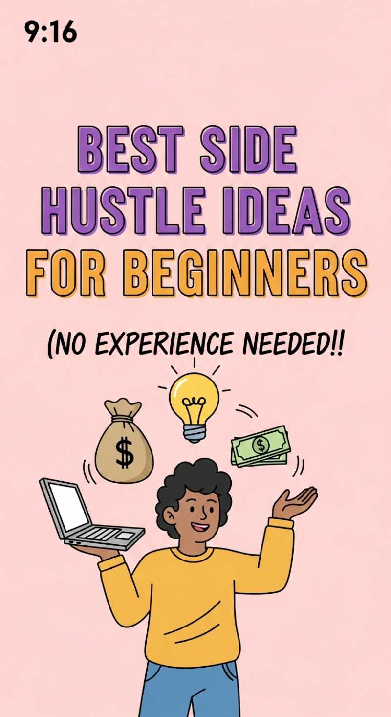 Best Side Hustle Ideas for Beginners (No Experience Needed!)